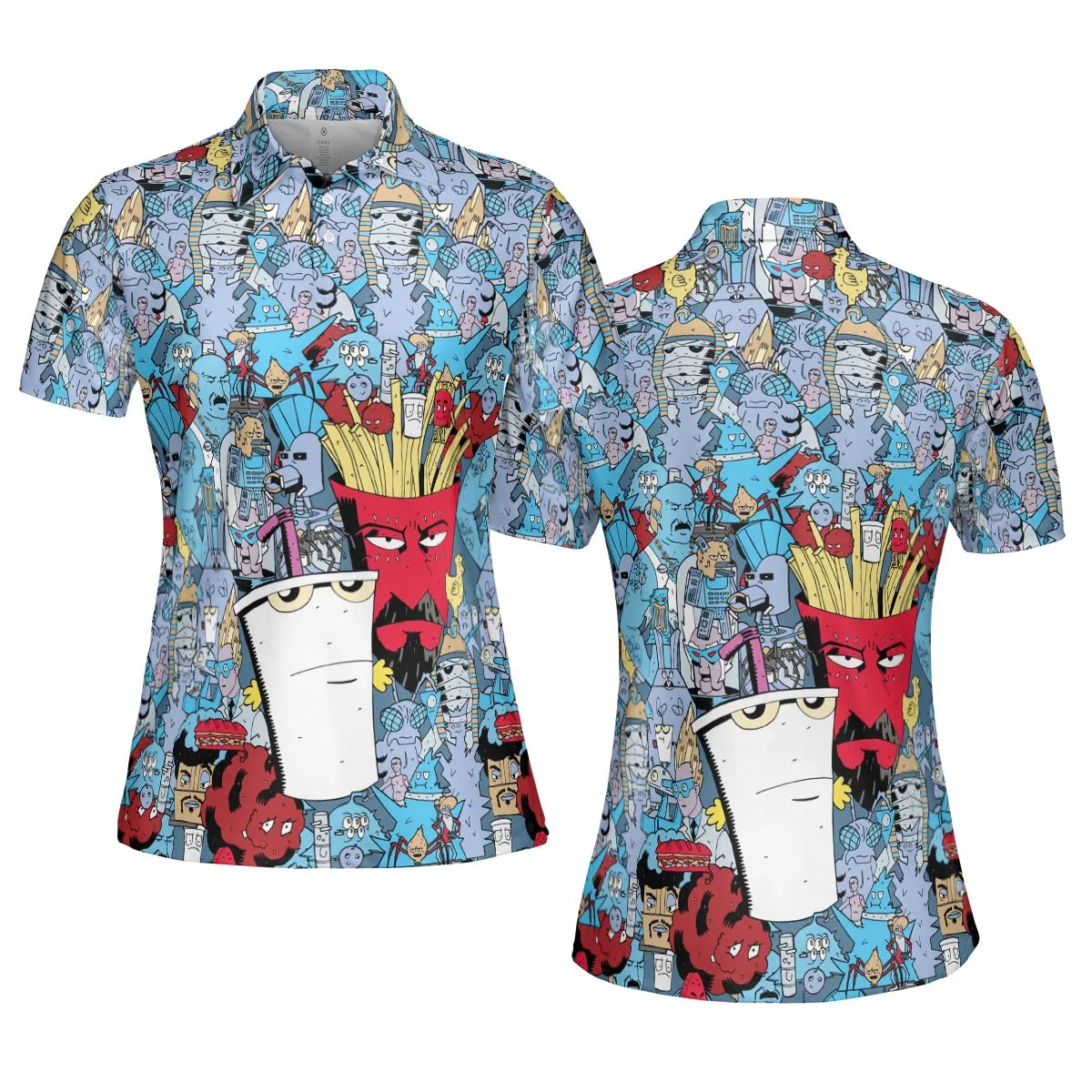 Aqua Teen Hunger Force AOP Men/Women Polo Shirt