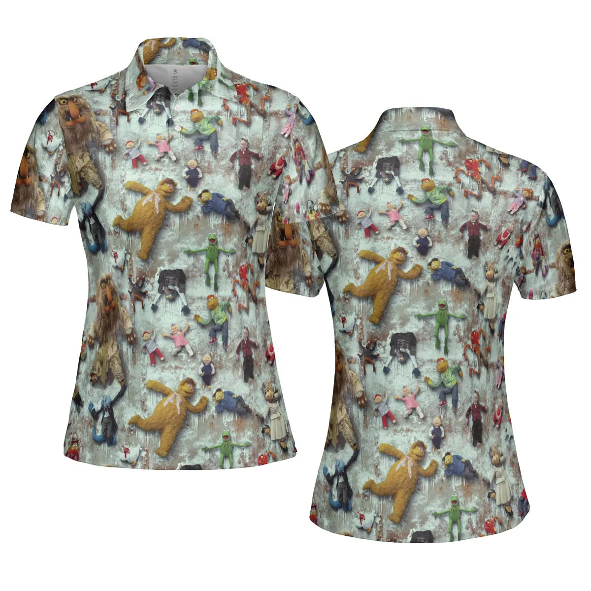 Together Again The Muppet Show AOP Men/Women Polo Shirt