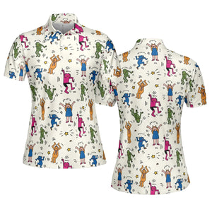 Dancing Muppets The Muppets Characters AOP Men/Women Polo Shirt