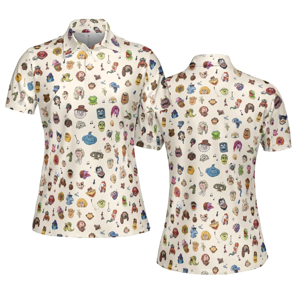 The Muppets Characters AOP Men/Women Polo Shirt