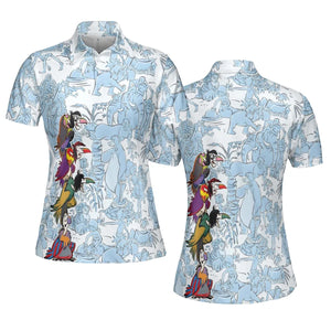 The Vultures The Jungle Book AOP Men/Women Polo Shirt