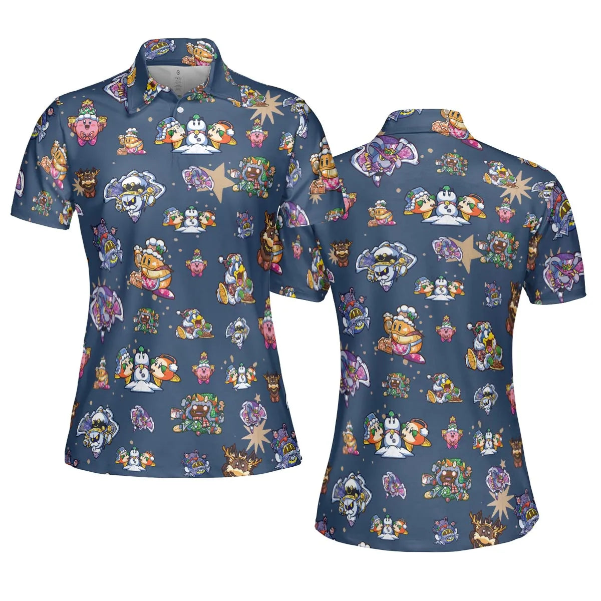 Dream Land Holiday Kirby AOP Men/Women Polo Shirt
