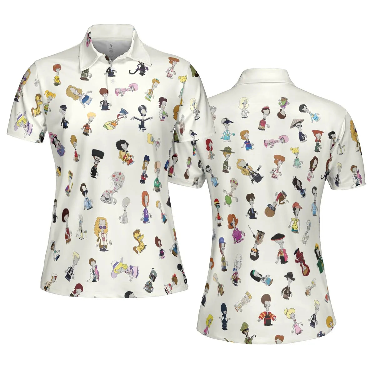 Roger persona Pop culture American Dad AOP Men/Women Polo Shirt