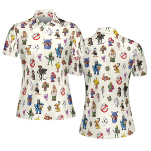 Behind The Face AOP Men/Women Polo Shirt