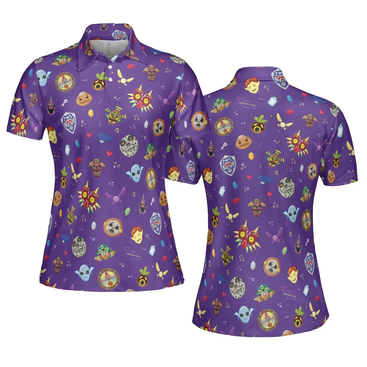 The Final Days The Legend of Zelda AOP Men/Women Polo Shirt