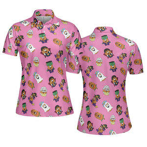 Halloween McNugget Buddies AOP Men/Women Polo Shirt