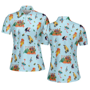 Bedknobs and broomsticks Characters AOP Men/Women Polo Shirt