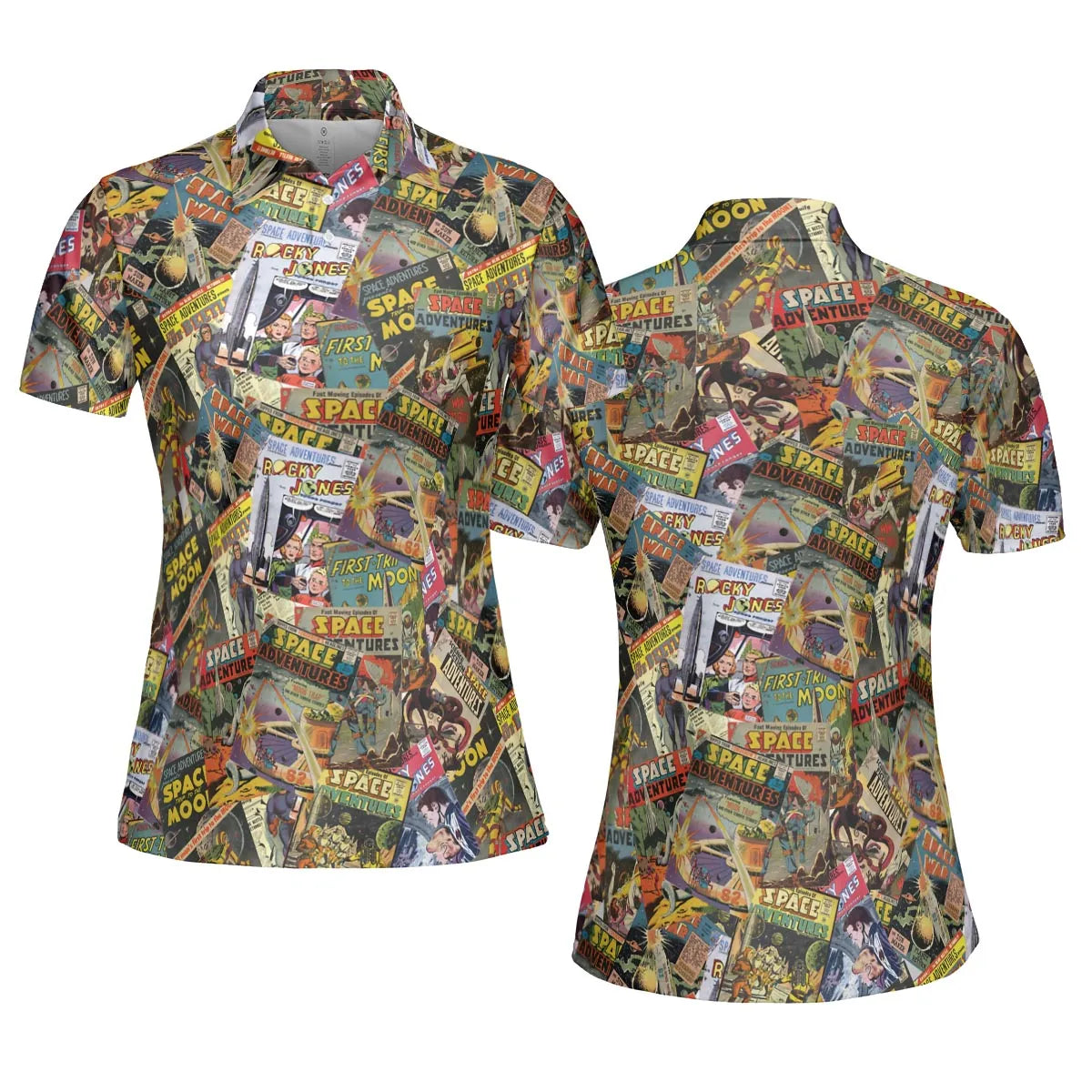 Comic-Con Cartoon AOP Men/Women Polo Shirt
