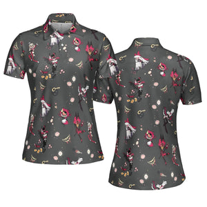 Helluva Hazbin AOP Men/Women Polo Shirt