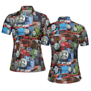 Thomas The Tank Engine AOP Men/Women Polo Shirt