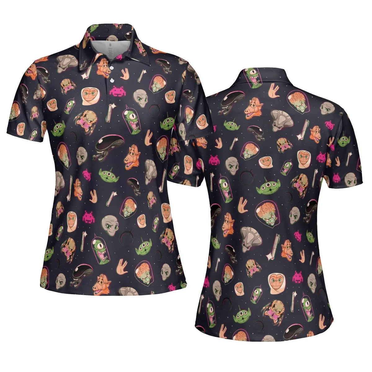 Classic Aliens AOP Men/Women Polo Shirt