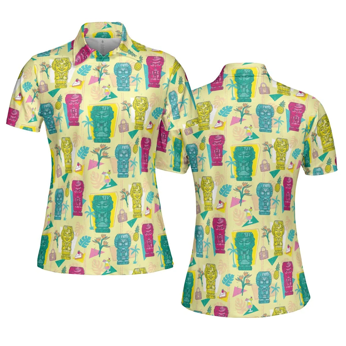 Golden Girls Tiki Shack Aloha AOP Men/Women Polo Shirt