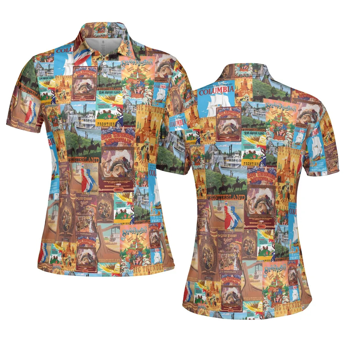 Big Thunder Mountain Frontierland AOP Men/Women Polo Shirt
