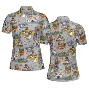 Mushroom World Super Mario Worlds AOP Men/Women Polo Shirt