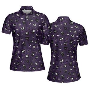 Gastly Haunter and Gengar Pokemon Pattern AOP Men/Women Polo Shirt