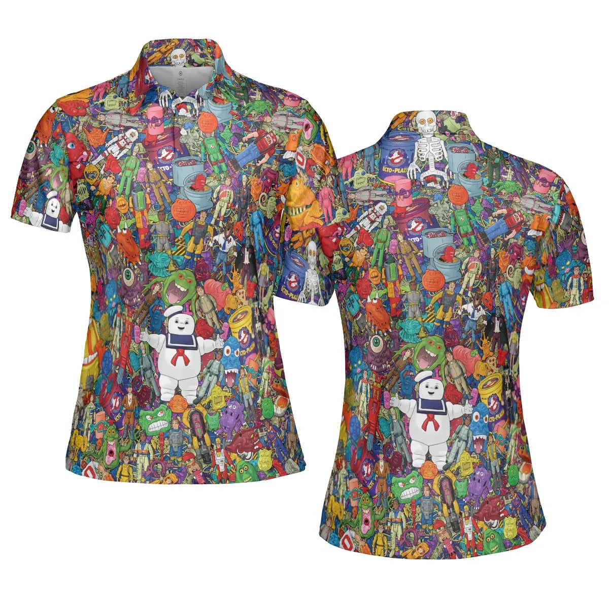 Ghostbusters Toybox AOP Men/Women Polo Shirt