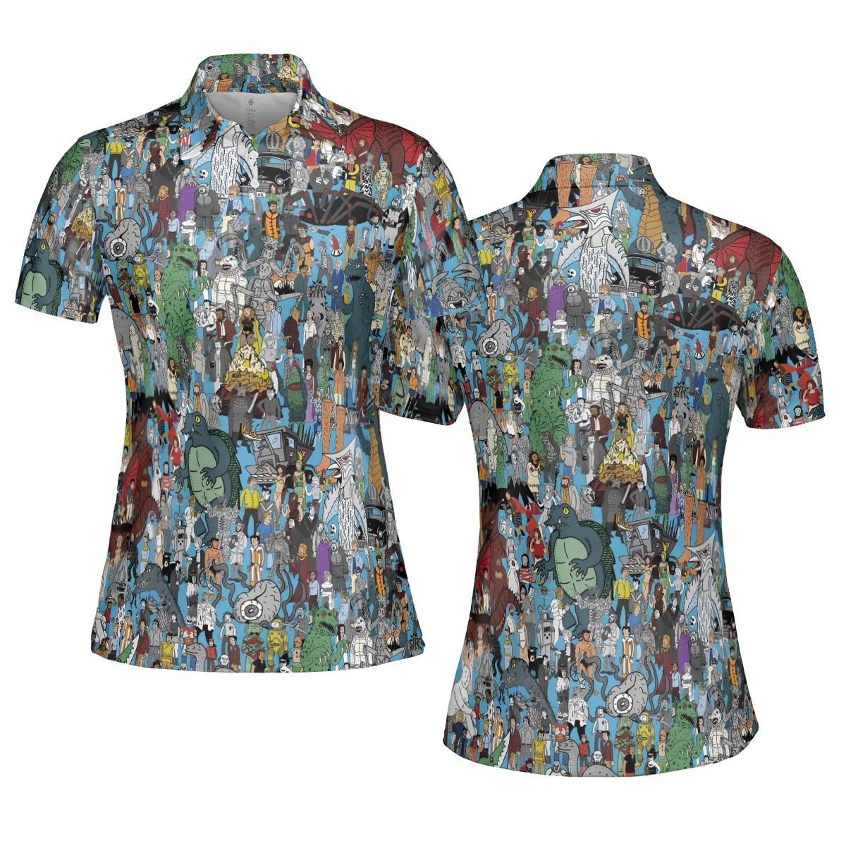 Where's Servo MST3K AOP Men/Women Polo Shirt