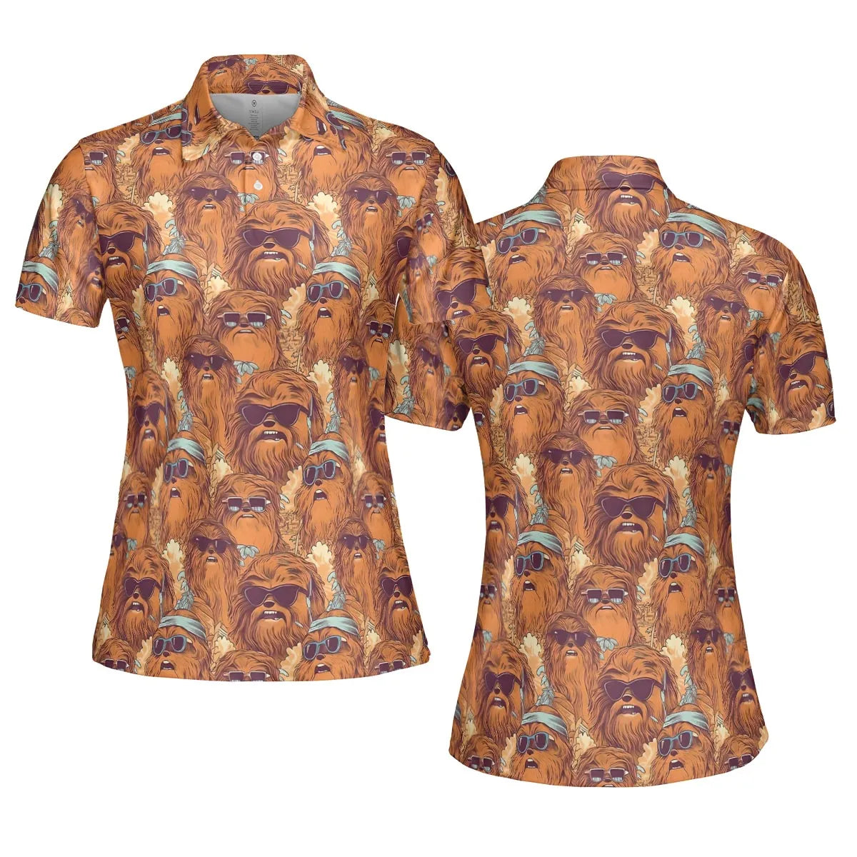 Retro Chewy Summer Vibes AOP Men/Women Polo Shirt