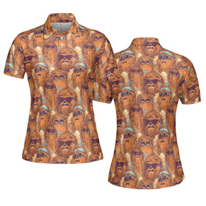 Retro Chewy Summer Vibes AOP Men/Women Polo Shirt