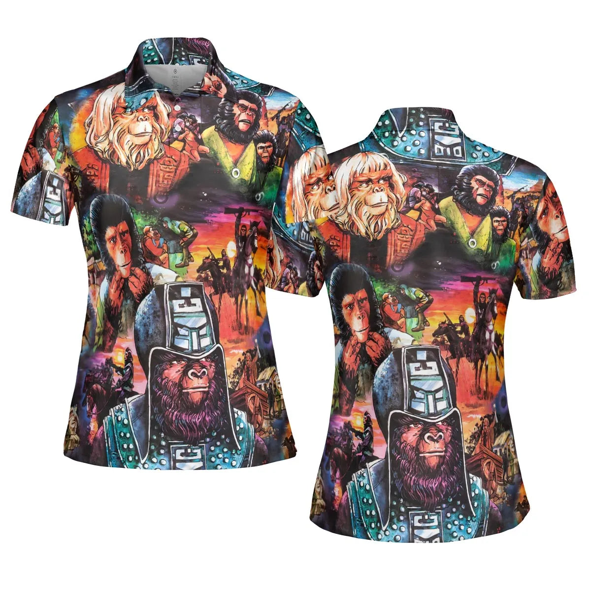 Planet of the Apes AOP Men/Women Polo Shirt
