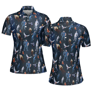 Silverhawks Cartoon Characters AOP Men/Women Polo Shirt