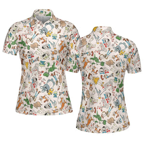 Toy Story Toss Pattern AOP Men/Women Polo Shirt