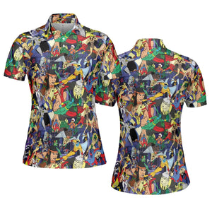 Super TV Heroes HB AOP Men/Women Polo Shirt