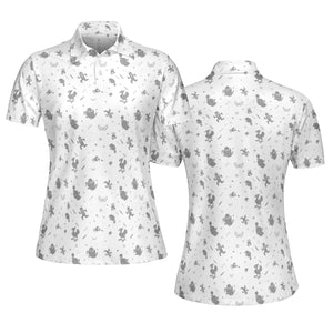 Final Fantasy Creatures Pattern AOP Men/Women Polo Shirt