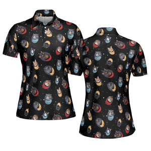 Live Long and Paws-purr Star Trek AOP Men/Women Polo Shirt