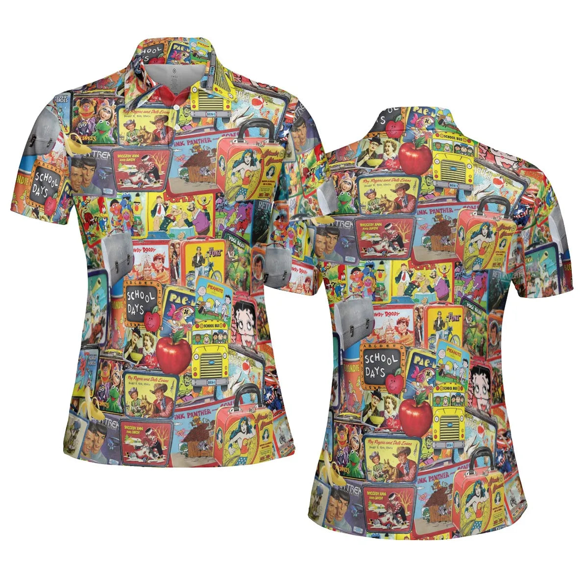 Retro Land TV Shows AOP Men/Women Polo Shirt