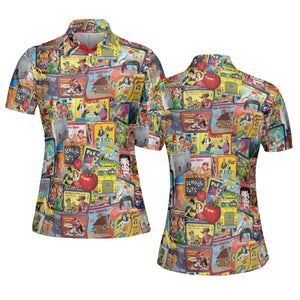 Retro Land TV Shows AOP Men/Women Polo Shirt
