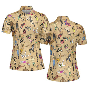 Lucha Undergound AOP Men/Women Polo Shirt