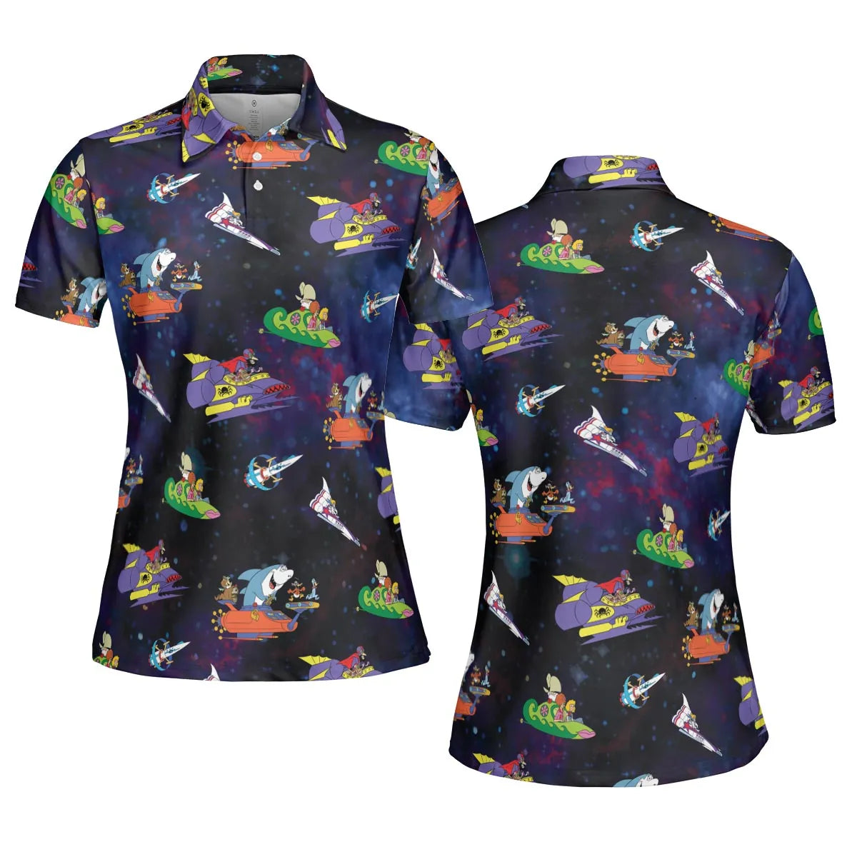 Yogi’s Space Race AOP Men/Women Polo Shirt