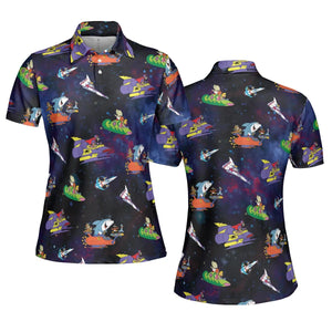 Yogi’s Space Race AOP Men/Women Polo Shirt