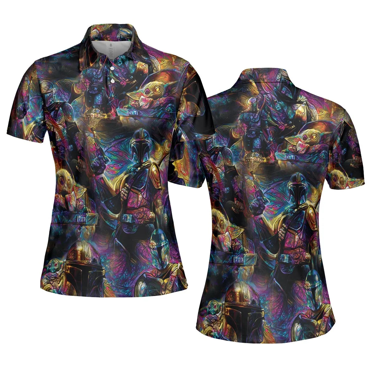 The Guardian Mandalorian AOP Men/Women Polo Shirt