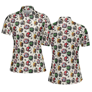 Spider Venom Pattern AOP Men/Women Polo Shirt