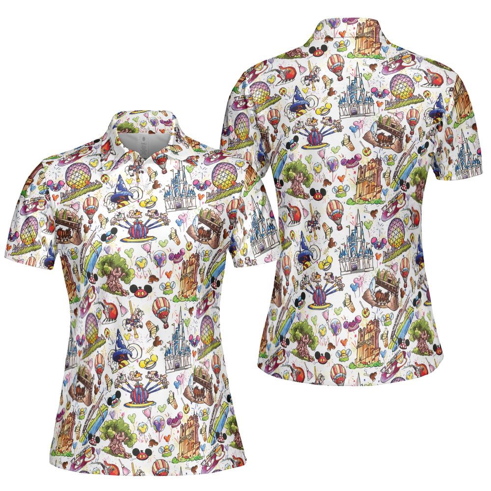AOP Men/Women Polo Shirt - F18NC6MG -  - 5
