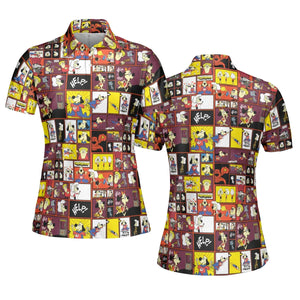 Underdog Cartoon Pattern AOP Men/Women Polo Shirt