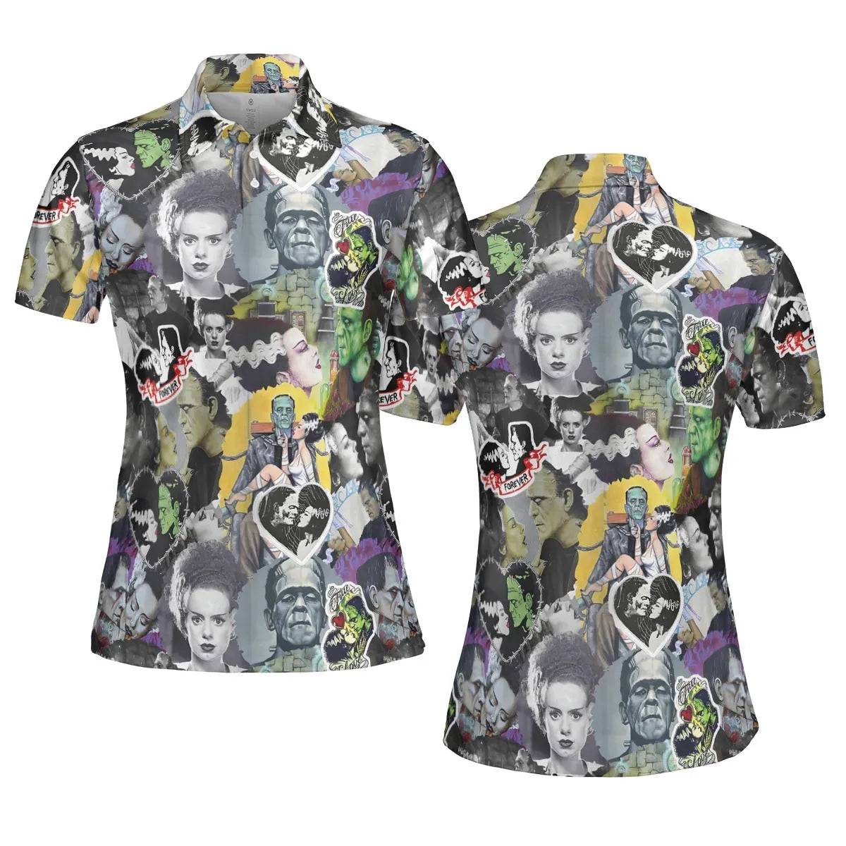 Forever Frankenstein AOP Men/Women Polo Shirt