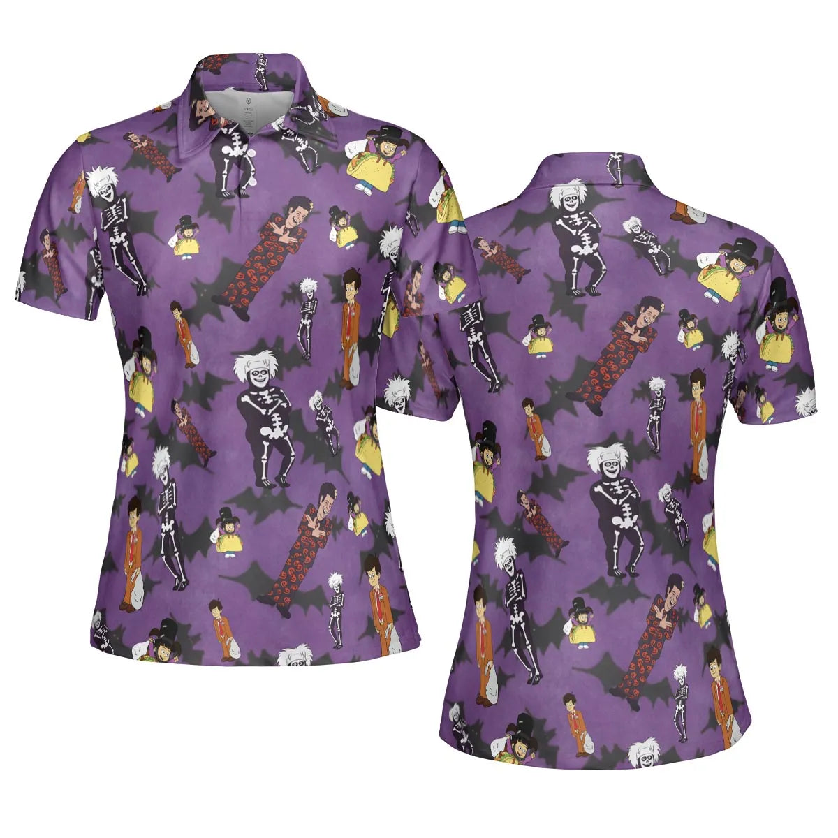 SNL David S. Pumpkins Animated Special AOP Men/Women Polo Shirt