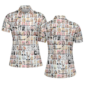 Many Faces of Twin Peaks AOP Men/Women Polo Shirt