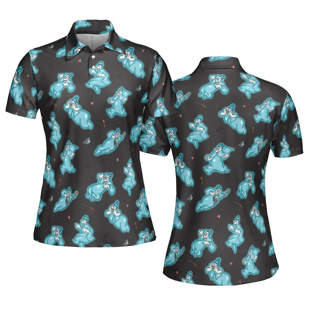 Classic Animated Cartoon Lonesome Ghosts AOP Men/Women Polo Shirt