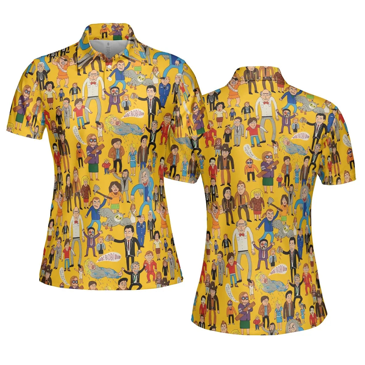 Lynch Vibes Twin Peaks AOP Men/Women Polo Shirt