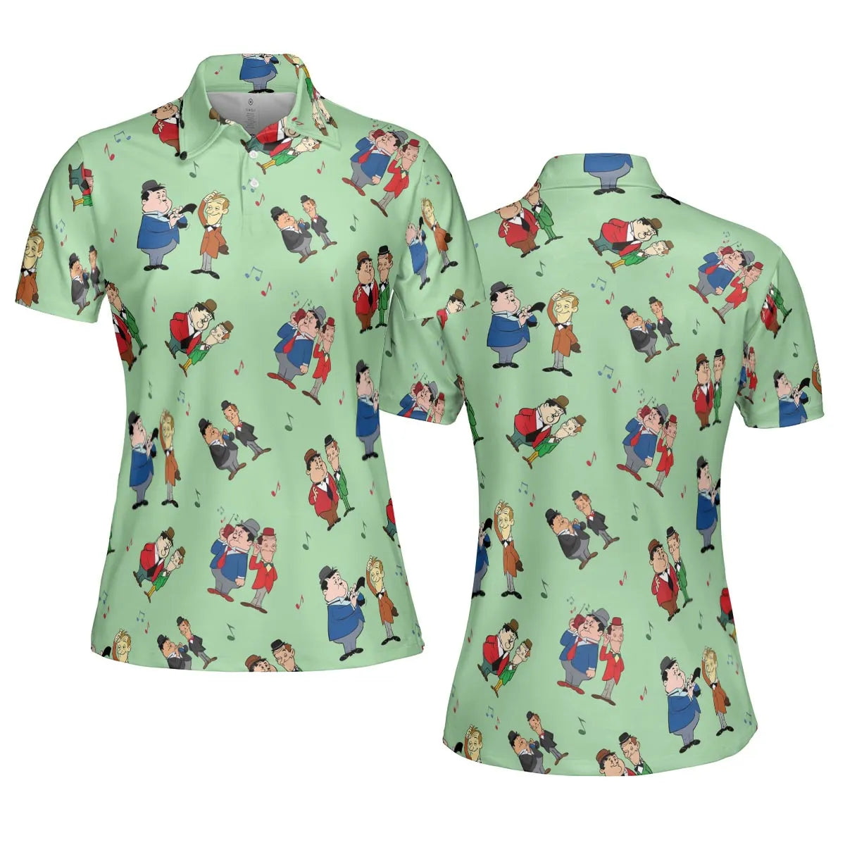 Another Fine Mess Laurel And Hardy AOP Men/Women Polo Shirt
