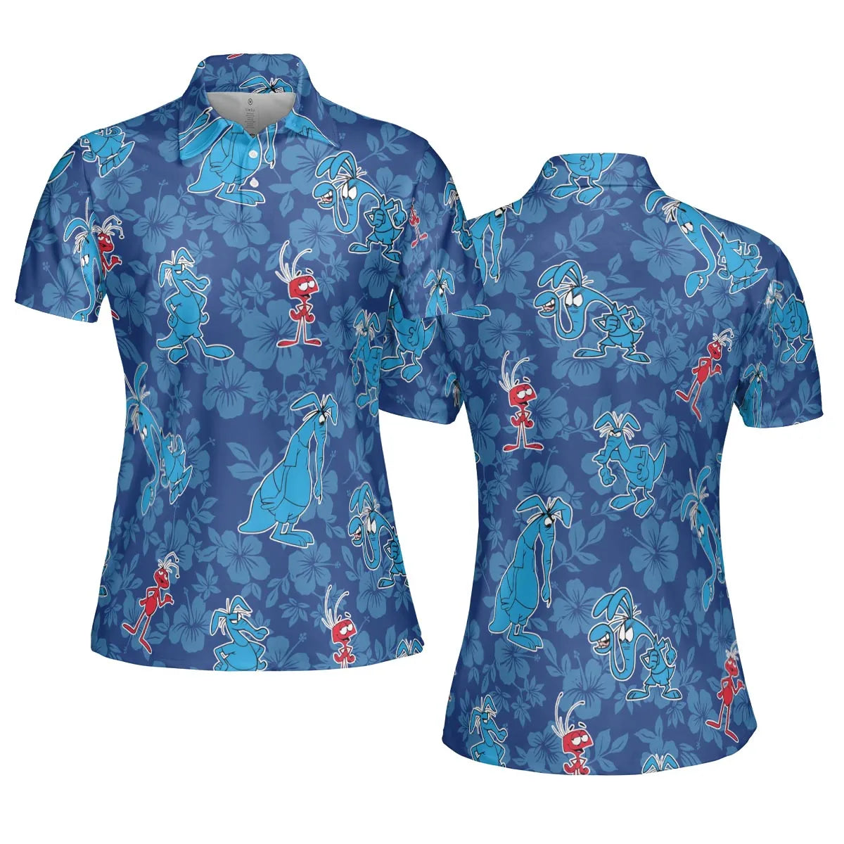 The Ant and the Aardvark AOP Men/Women Polo Shirt