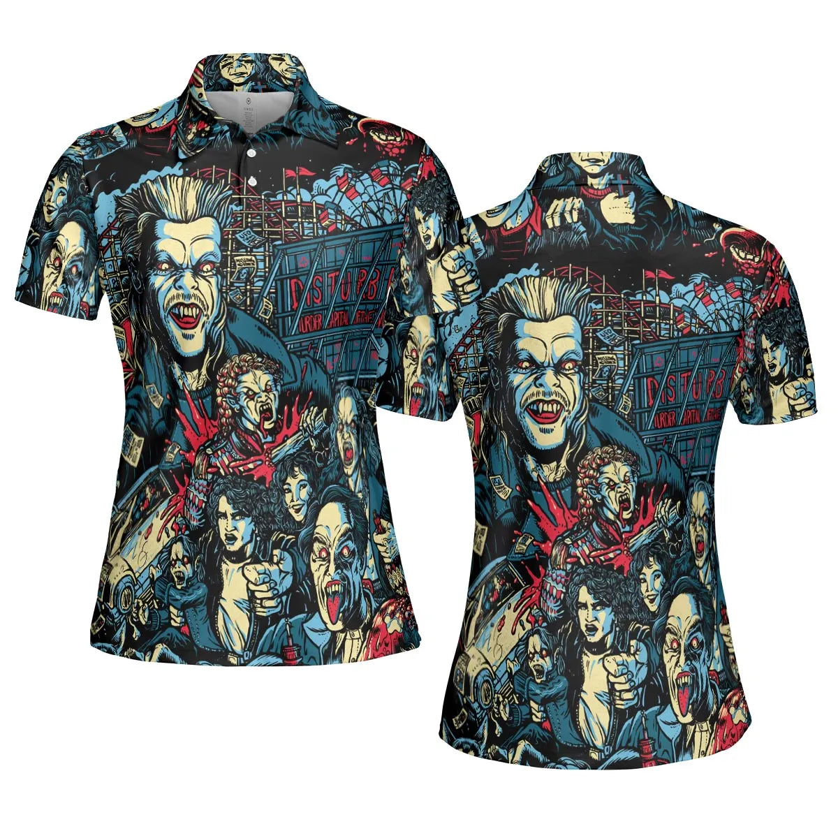 The Lost Boys Eighties Vampire Horror AOP Men/Women Polo Shirt