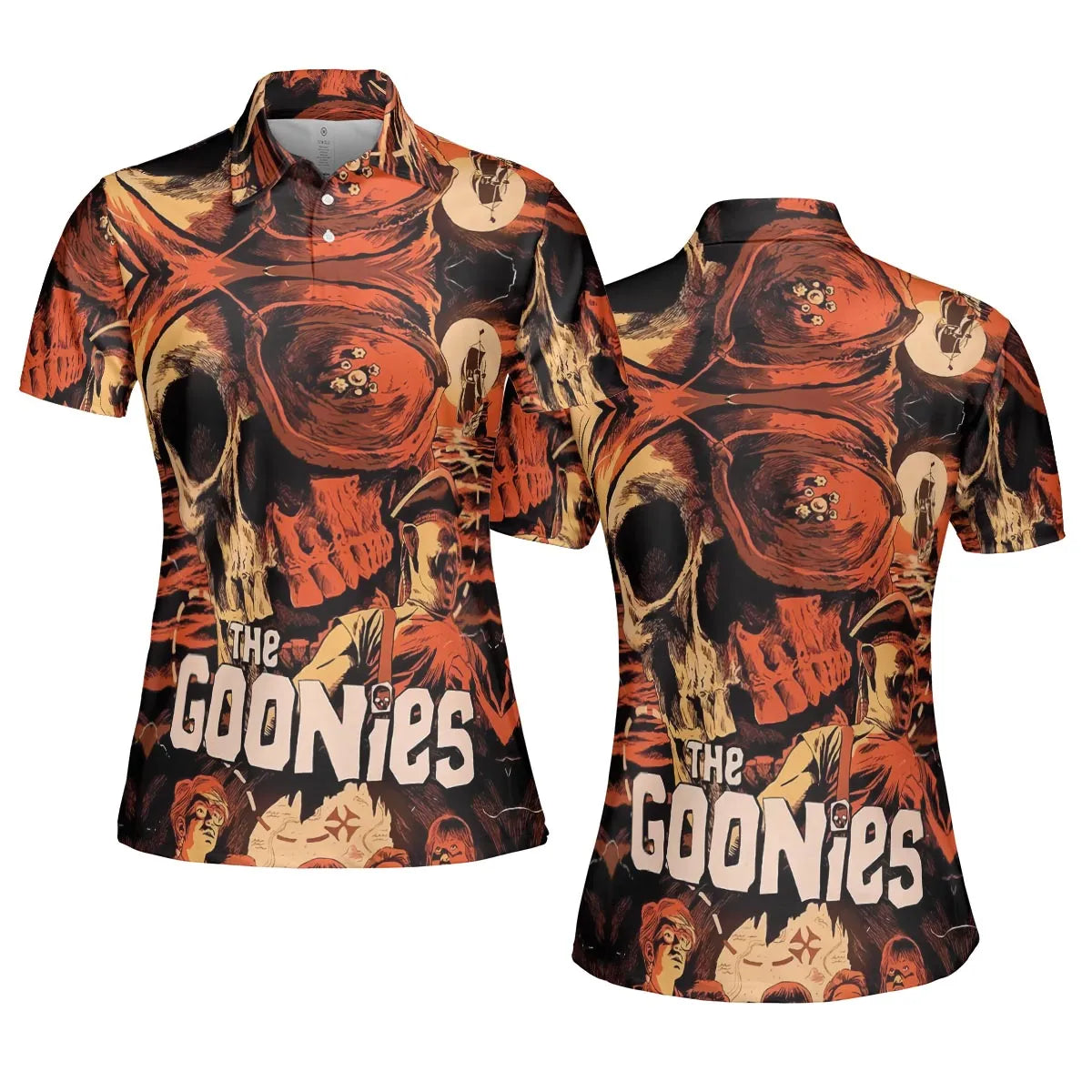 The Goonies Pattern AOP Men/Women Polo Shirt
