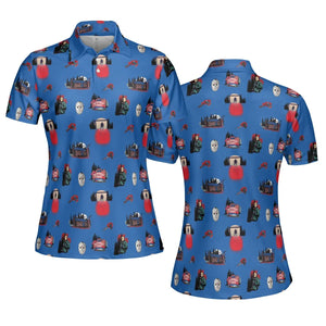 Jason Vorhees Camp Crystal Lake Halloween AOP Men/Women Polo Shirt