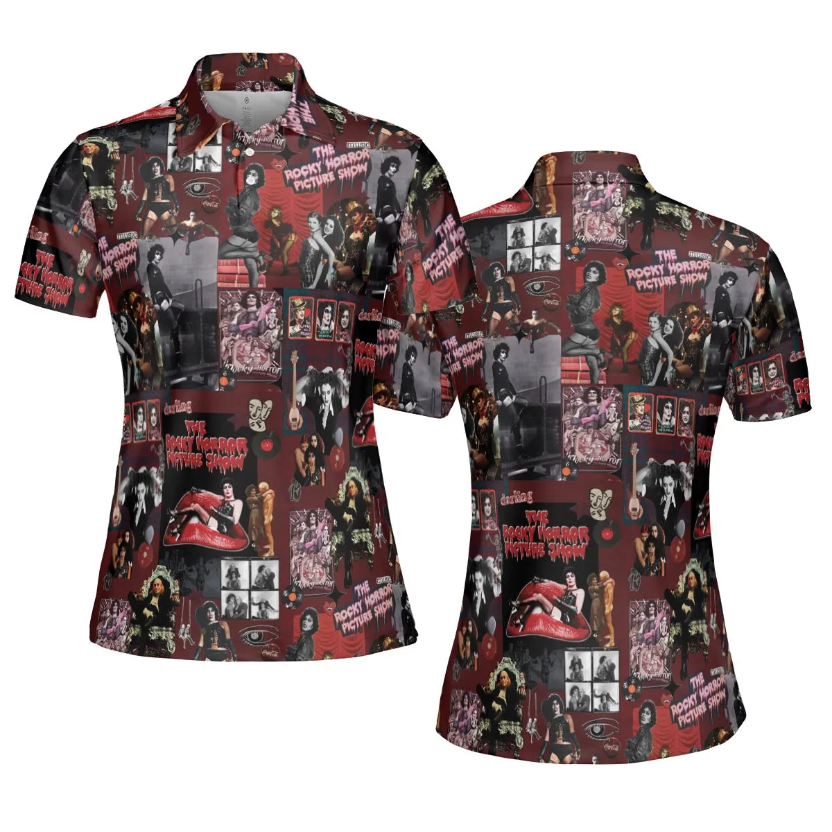 Frank-N-Furter The Rocky Horror Picture Show AOP Men/Women Polo Shirt