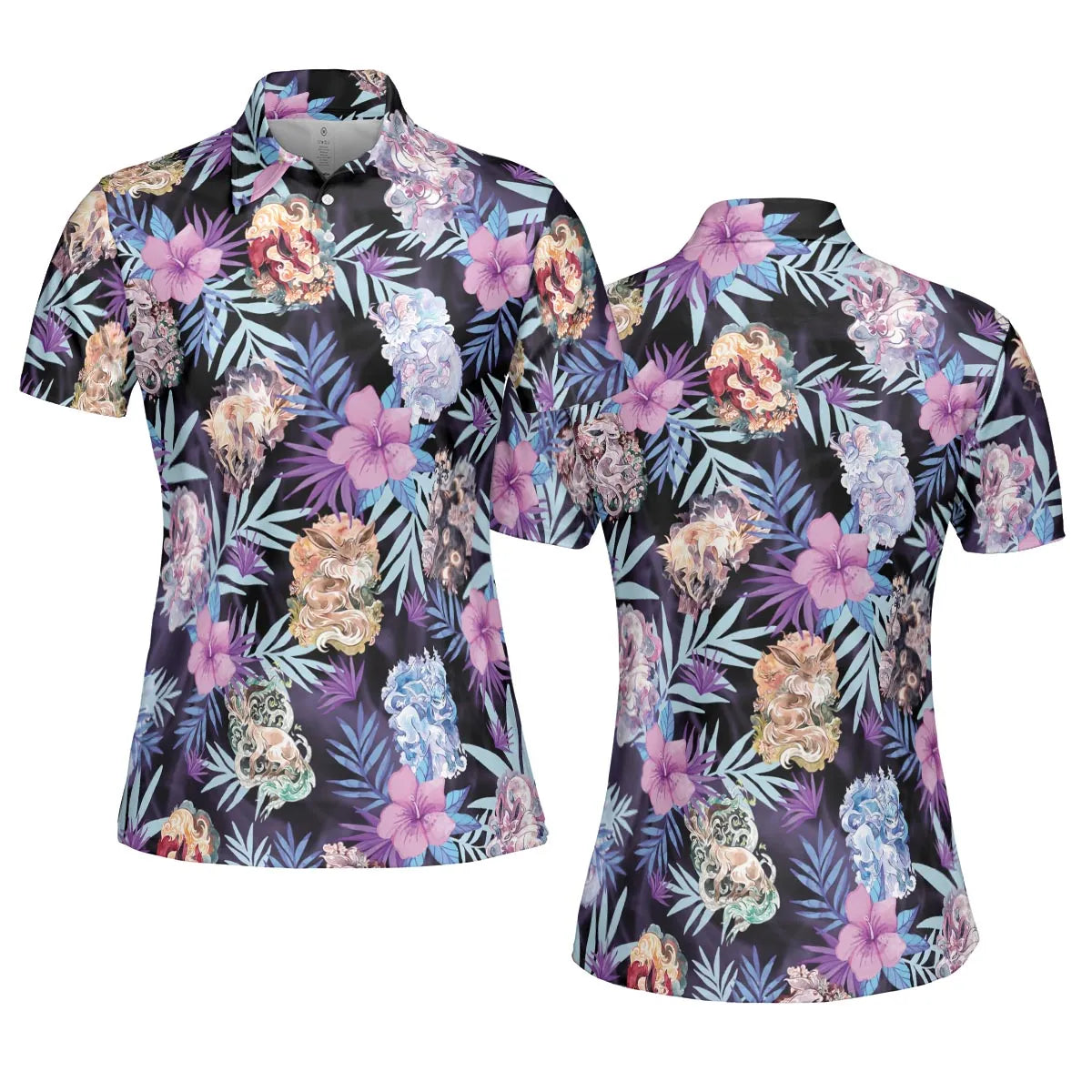 Eevee Evolutions Fancy Style AOP Men/Women Polo Shirt